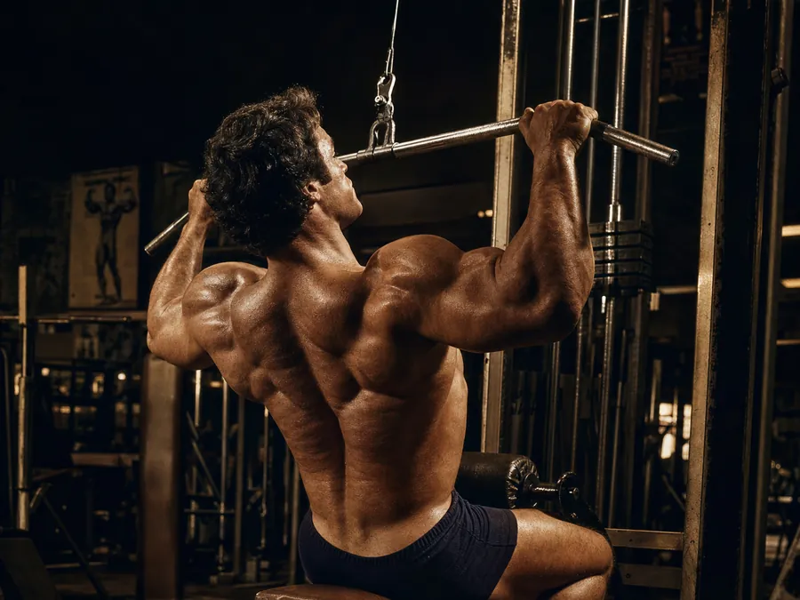 Close- or Medium-Grip Pulldowns