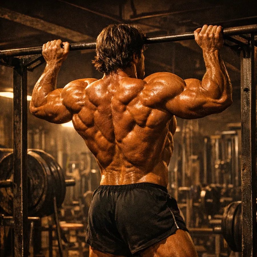 Wide-Grip Chins to the Front